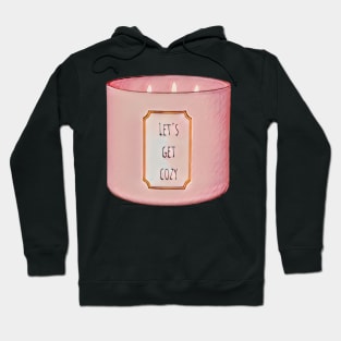 Let's get cozy candle Hoodie